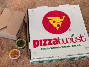 Delivery - Vegan Pizzas in Clearly Marked Box! at Pizza Twist in Boise