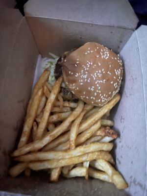   at Plant Based Burger Company in Maple Heights