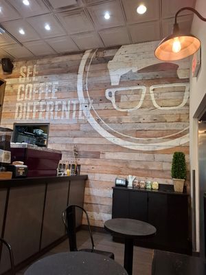 Inside at Gregory's Coffee in New York City