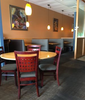 Dining area at King and I Thai in Mendota Heights