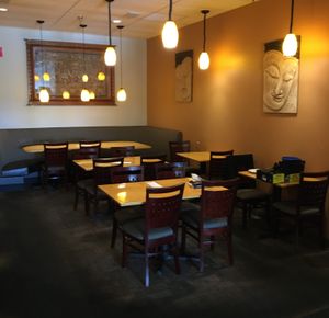 Dining area at King and I Thai in Mendota Heights