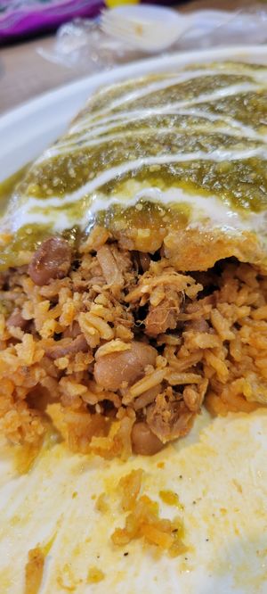 Chiminghanga at Viva Vegan Tacos in Upland