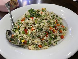Mixed vegie fried rice - Man Yuan Fang, Melaka  at Man Yuan Fang in Malacca