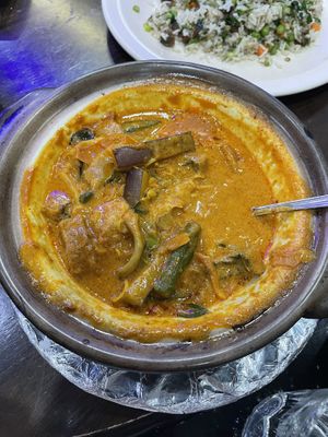 “Fish" curry  at Man Yuan Fang in Malacca