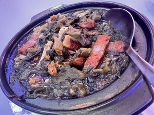 梅菜烧肉  at Man Yuan Fang in Malacca