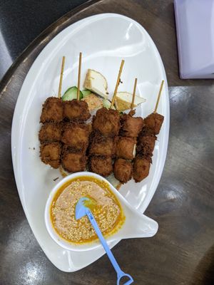 Satay at Man Yuan Fang in Malacca