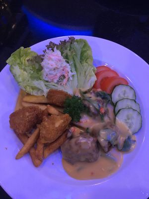 Veggie KFC with creamy sauce  at Man Yuan Fang in Malacca