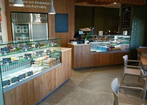 Inside at Gaya Veggie Market in Lisbon