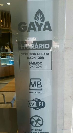 Schedule at Gaya Veggie Market in Lisbon