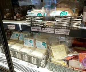 Tofu at Gaya Veggie Market in Lisbon