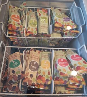 Ice creams at Gaya Veggie Market in Lisbon