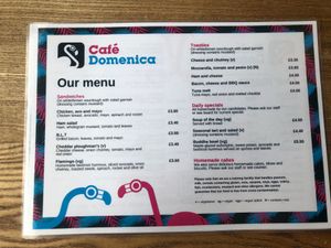 Menu July 2021, July 2021 at Cafe Domenica in Brighton