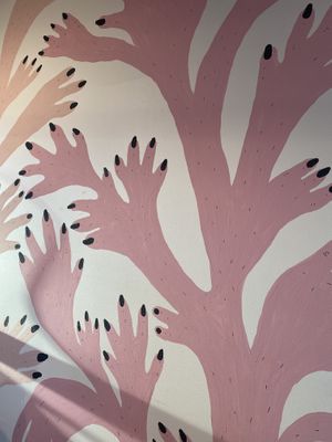 Wall painting  at Slow Hands in Hagersten