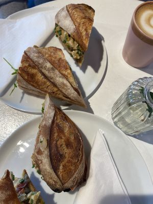 "Chicken” baguette   at Slow Hands in Hagersten