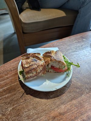 second sandwich at Slow Hands in Hagersten