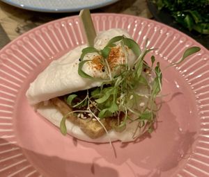 Tofu bao bun  at Yamu Yamu in Worthing
