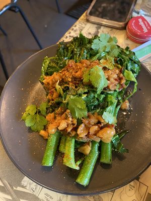 Chilli Peanut Greens   at Yamu Yamu in Worthing