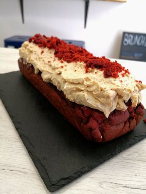 Red Velvet vegana y sin azúcar at Bocagua in Mallorca