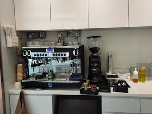 Coffee area at Lilac Oak in Central Singapore