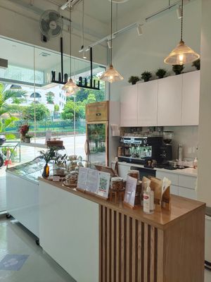 Cashier counter at Lilac Oak in Central Singapore