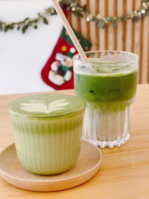 naoki Matcha oat latte 😋😋😋 very rich in taste! Highly recommended at Lilac Oak in Central Singapore