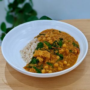 Creamy Coconut Lentils Curry at Lilac Oak in Central Singapore