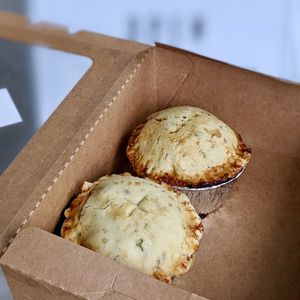 Mini Bolognese Pie & Mini Mushroom Spinach Cream Pie at Lilac Oak in Central Singapore