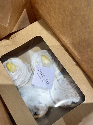 Love their taro tarts   at Lilac Oak in Central Singapore