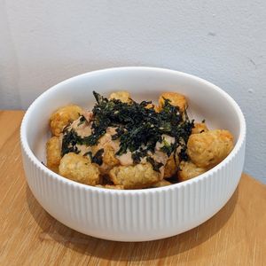 Vegan Loaded Tater Tots  at Lilac Oak in Central Singapore