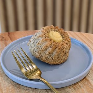 Vegan Lavender Earl Grey w Lemon Curd at Lilac Oak in Central Singapore