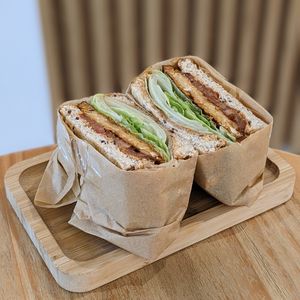 Vegan TLT Sandwich at Lilac Oak in Central Singapore