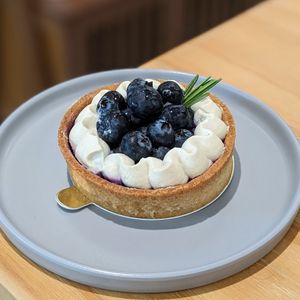 Blueberry Custard Tart - Pop-Up by Radeau Vegan 9 June 2024 at Lilac Oak in Central Singapore