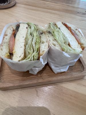 Mushroom sandwich   at Lilac Oak in Central Singapore