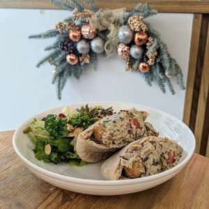 Vegan Crispy Tempeh Pockets at Lilac Oak in Central Singapore