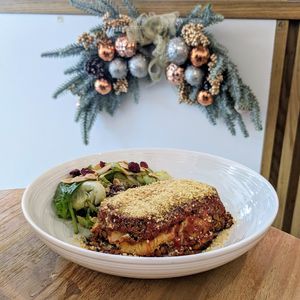 Vegan Lasagna at Lilac Oak in Central Singapore