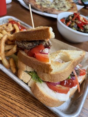 Vegan temptation Sammie   at Arbor Brewing Company - Corner Brewery in Ypsilanti