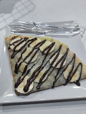 Vegan creoe at Vincis Heladería in Barcelona