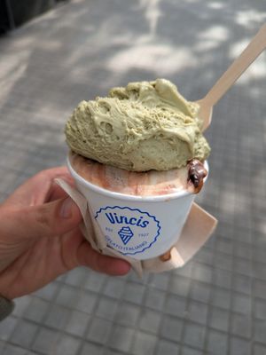 at Vincis Heladería in Barcelona