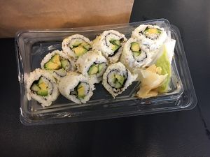 Okay vegan option from Bento Sushi at JFK - Mi Casa Cantina - T4 in Jamaica
