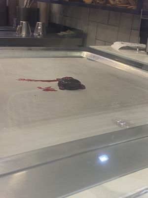 Strawberry jam filling   at Rolling Island in Lefkada