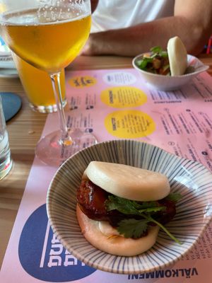 Bao w tempeh at Dubbel Dubbel in Lund