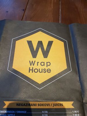 Logo at Wrap House in Budva