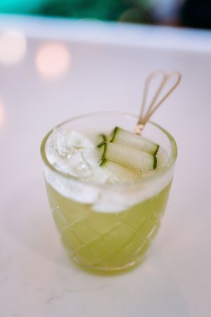 ceiling of our garden at Mood in Tequesta