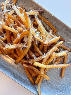 truffle fries at Mood in Tequesta