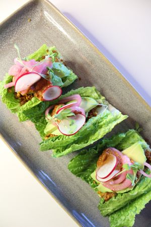 raw tacos at Mood in Tequesta