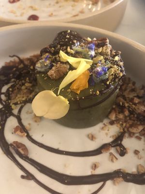 Mint cheesecake wow!  at Mood in Tequesta