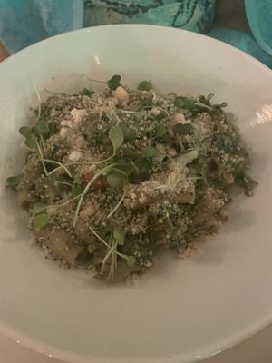 Broccolini pasta  at Mood in Tequesta