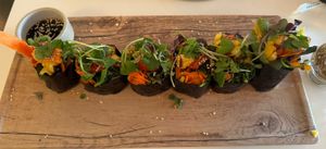 Sushi roll   at Mood in Tequesta