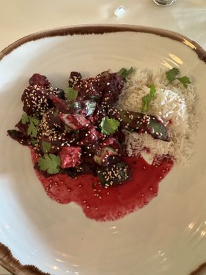 General tso stir fry   at Mood in Tequesta