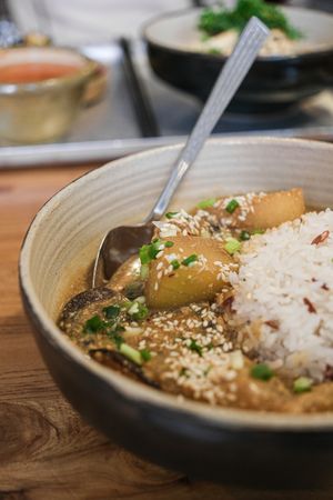 紅燒肉末坪輋有心機「芋頭味」冬瓜飯 at Black Window - 黑窗里 in Kowloon